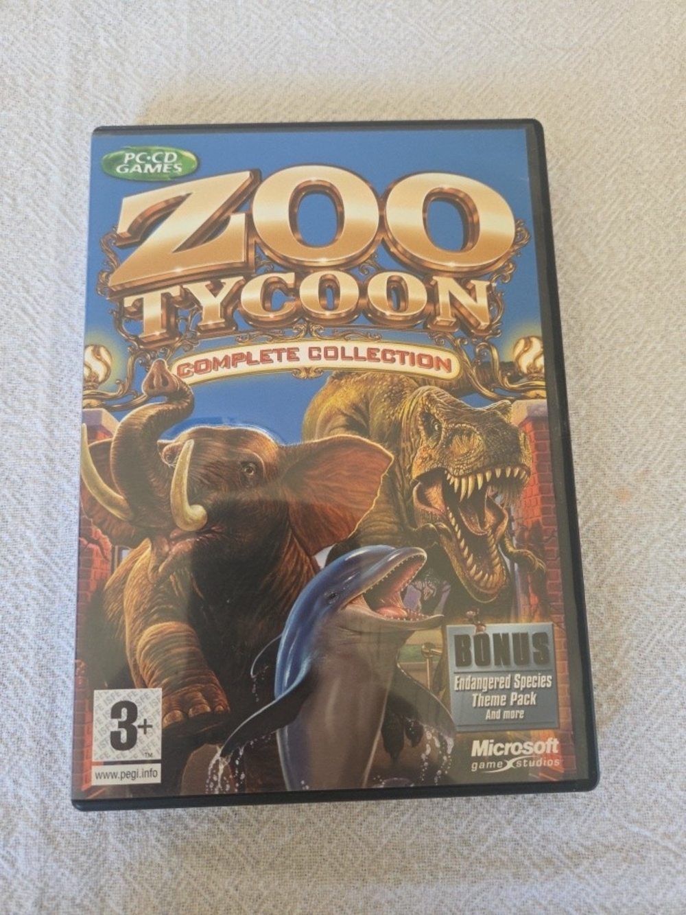 Microsoft Zoo Tycoon Complete Collection - Blue Cover